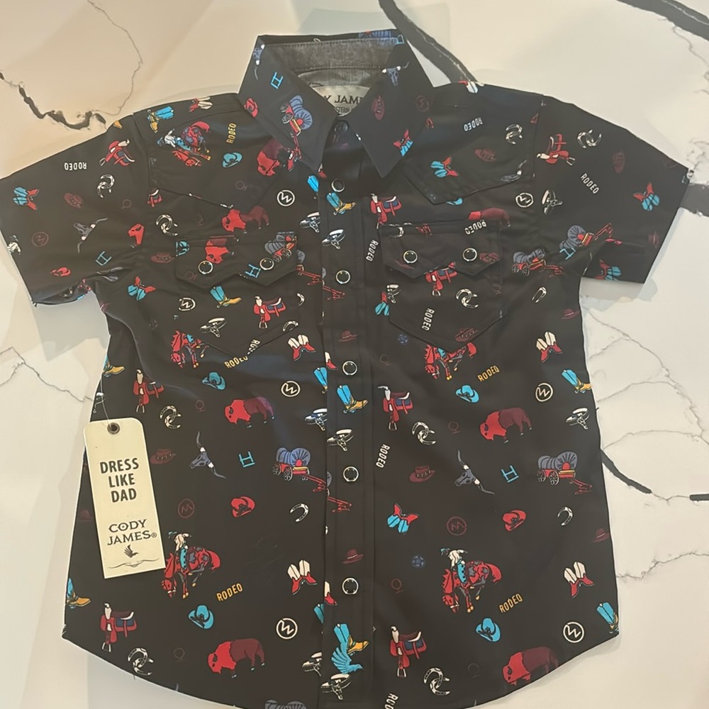 Toddler cowboy shirt